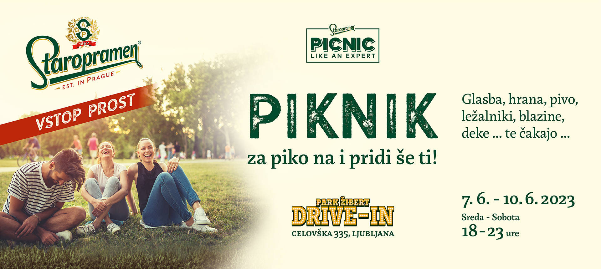 Piknik Staropramen Slovenija 2023