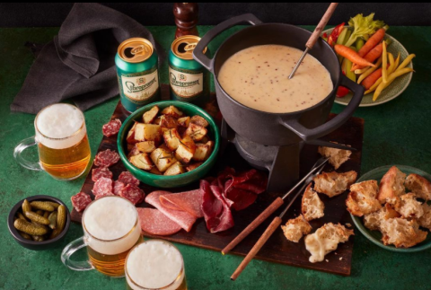 A fondue is a fun way to bring your friends together on a Saturday night! 