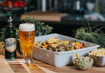 Sült nachos guacamoléval